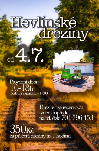 Hevlínské drezíny 2023
